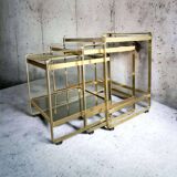 Set of 3 vintage nest of tables/side tables