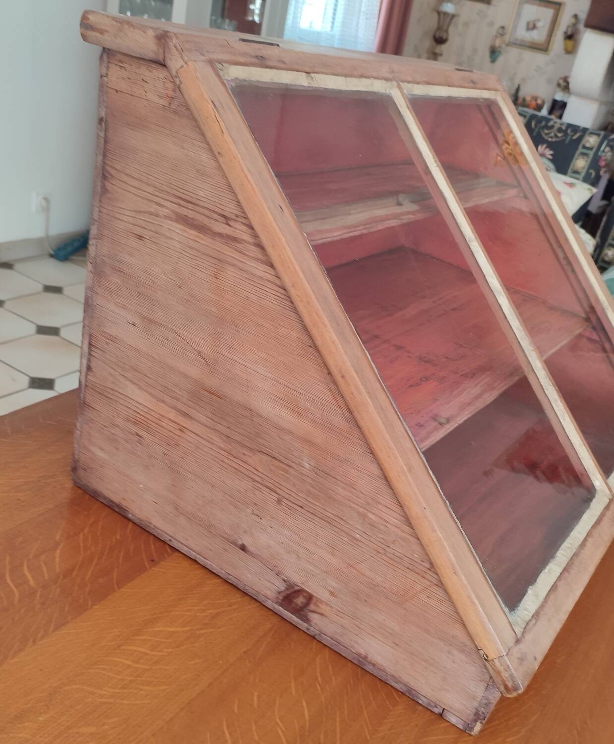 Old counter display case