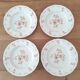 Set of 4 Limoges porcelain soup plates