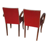 Paire de fauteuils bridge