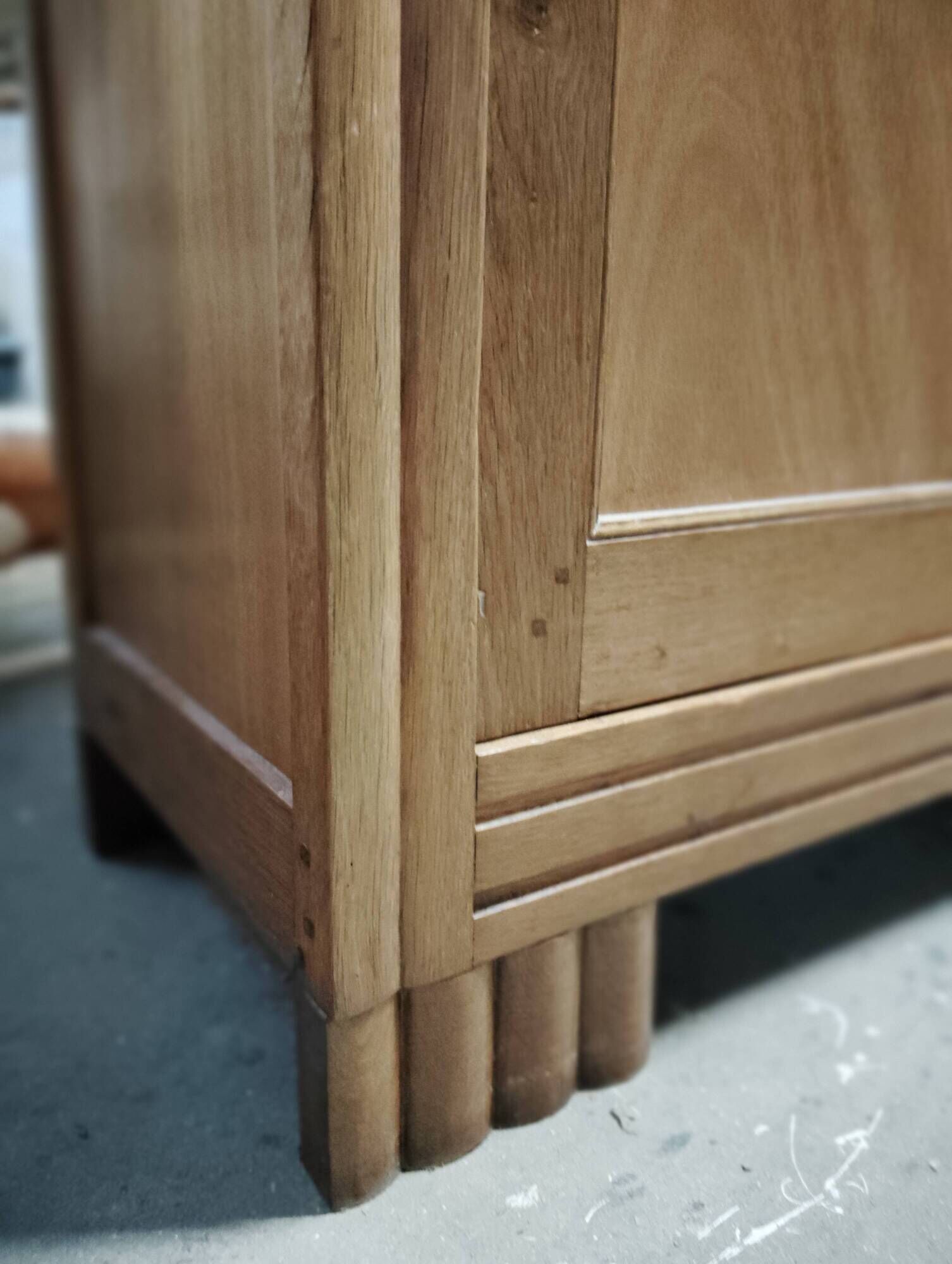 Armoire vitrine/bibliothèque Art Deco