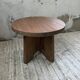 Constructivist gueridon 1950 mahogany