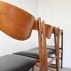 Set of 4 Italian chairs by Gianfranco Frattini.