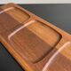 Scandinavian teak serving tray