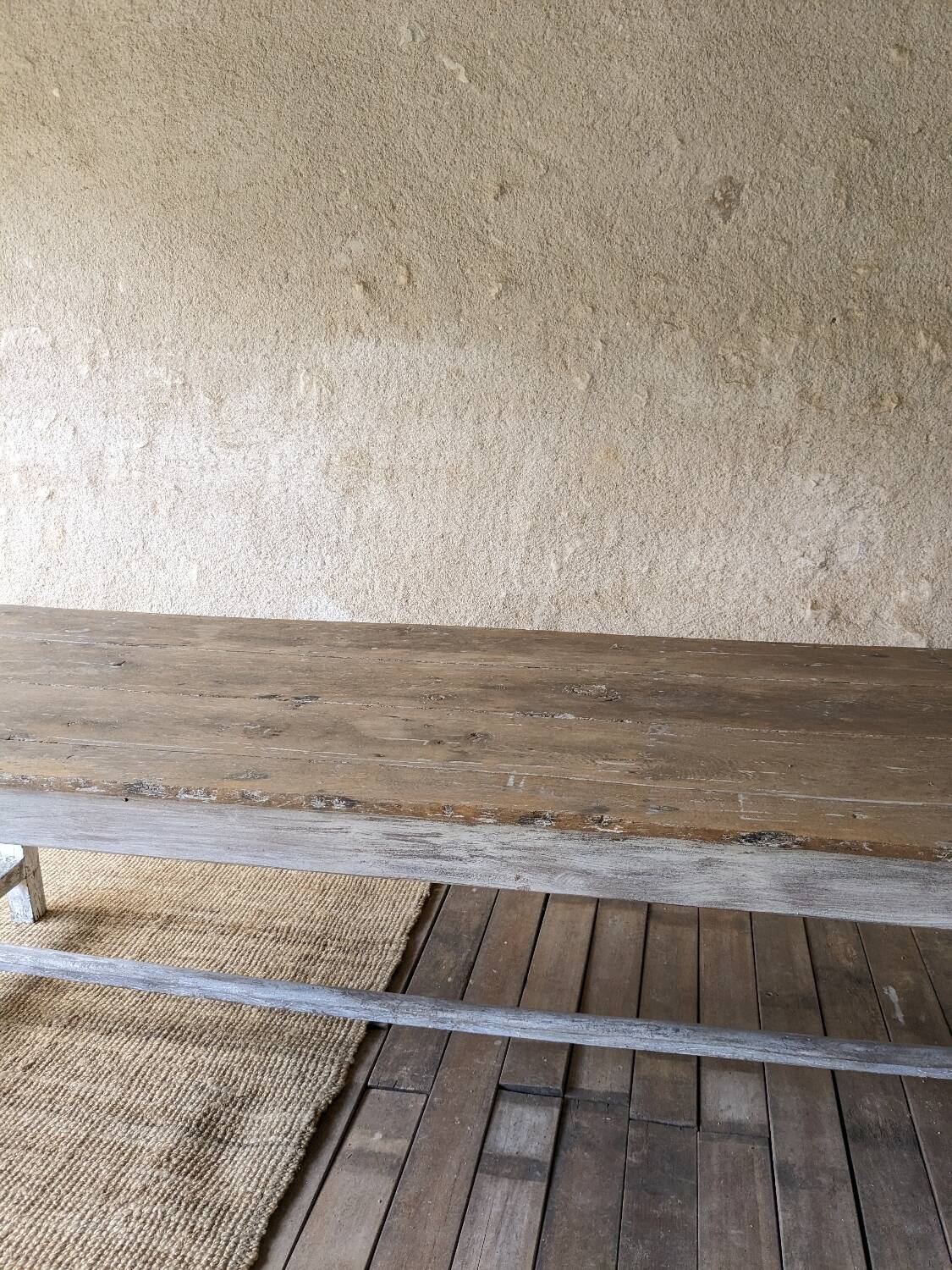 Large farm table for 10 people