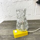 Lampe de chevet jaune ME, années 1970
