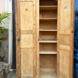 Vintage wooden wardrobe from 1940.