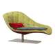 Moroso chaise longue Bohemian design by Patricia Urquiola from the 2000s.