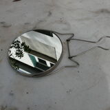 Mirror barber 2 faces a magnifying