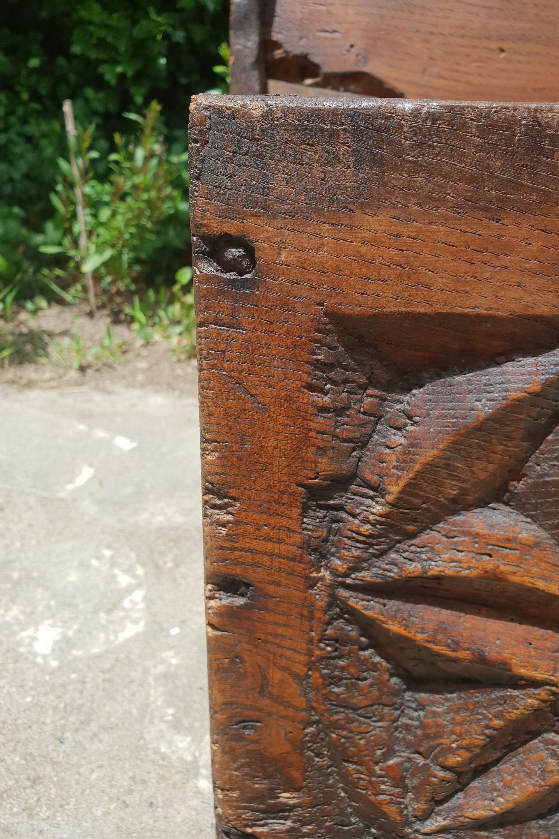 19th century folk art chest