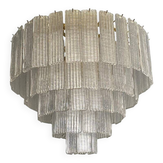 Diamond Strips “Listelli” Murano Glass Flush Mount