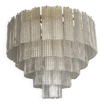 Diamond Strips “Listelli” Murano Glass Flush Mount