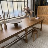 XXL solid oak table 3m2