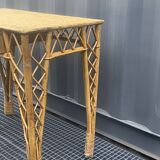 Rattan desk