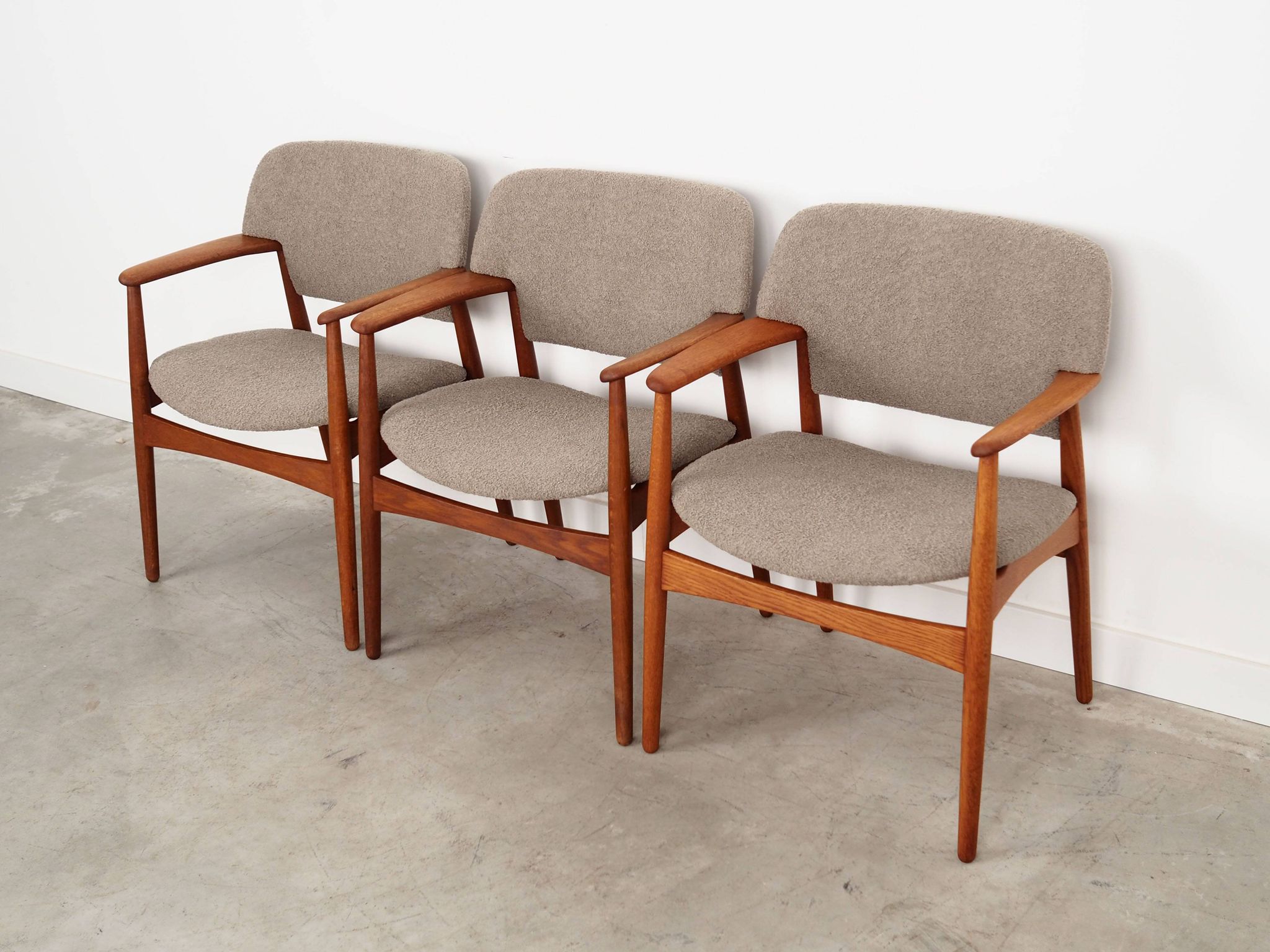 Oak armchair, Danish design, 1960s, designer: Ejner Larsen & Aksel Bender Madsen, production: Fritz