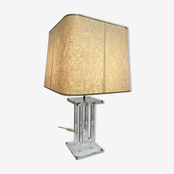 Lampe pléxi 1970 design David Lange