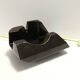 Brown Glazed Ceramic Trinket Bowl or Sculpture, Italy