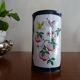 Cloisonné enamel pencil pot on copper