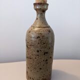 Pyrite stoneware bottle