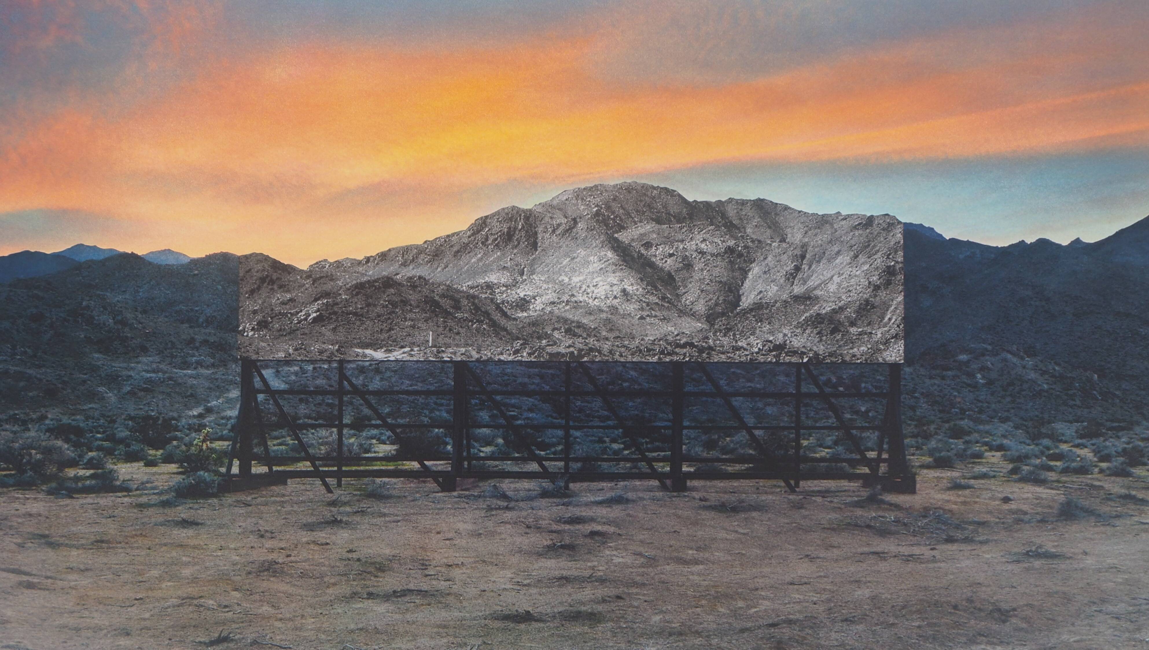 Original signed lithograph by JR: Death Valley, 2021