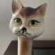 Glazed ceramic cat from the 70s
