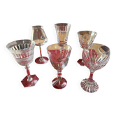 Set of 6 Bacarra glasses in their original packaging.