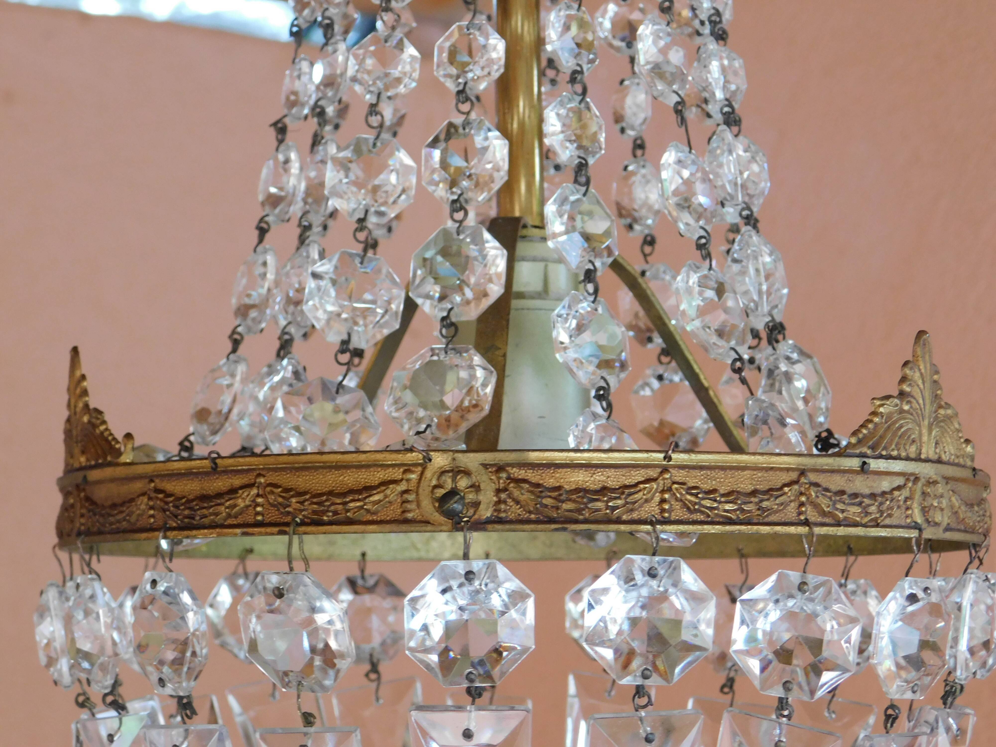 Hot air balloon chandelier - 25 cm