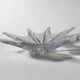 Baccarat crystal star coupe 40cm — perfect condition, authentic mark