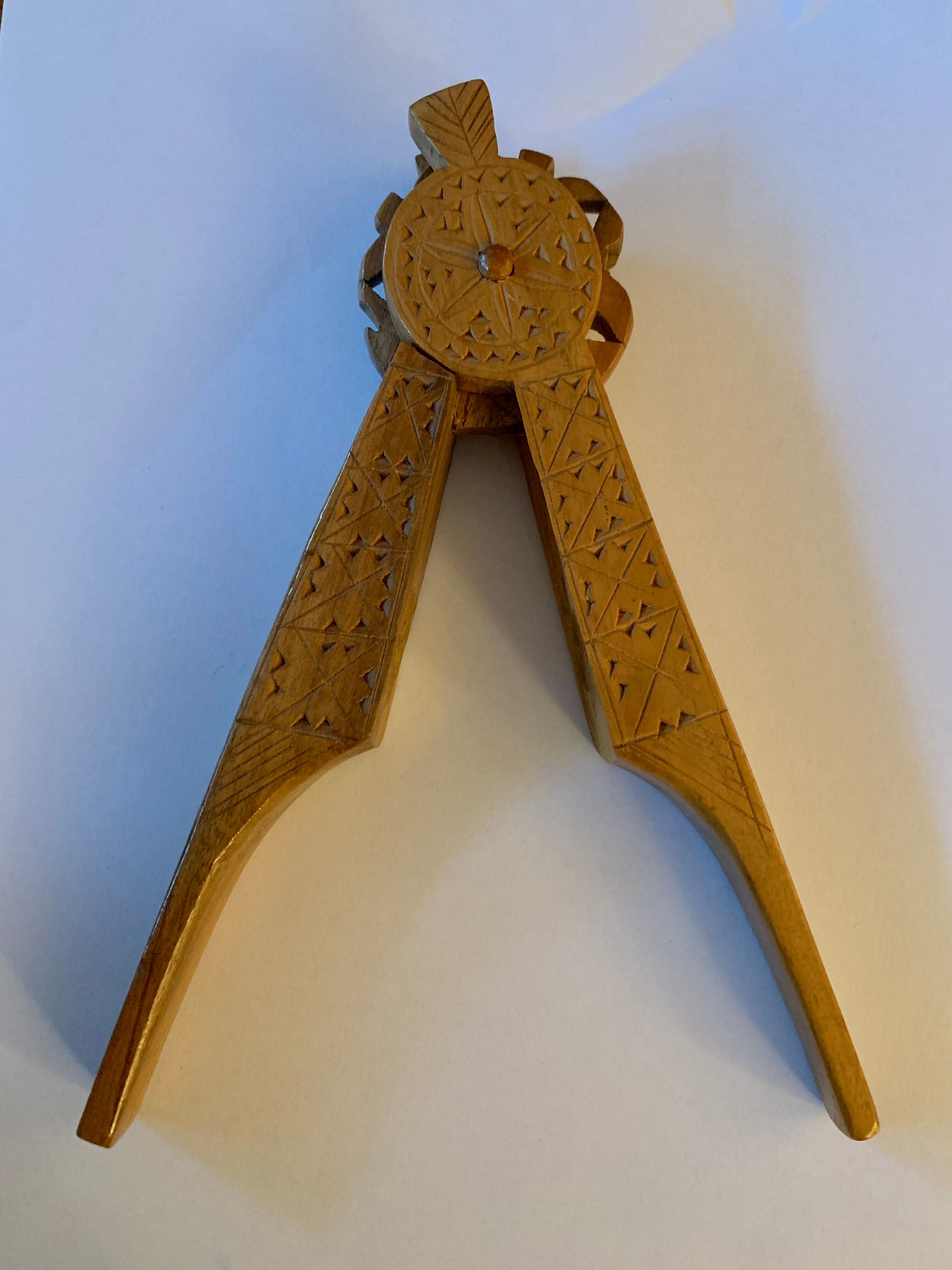 Carved wooden nutcracker