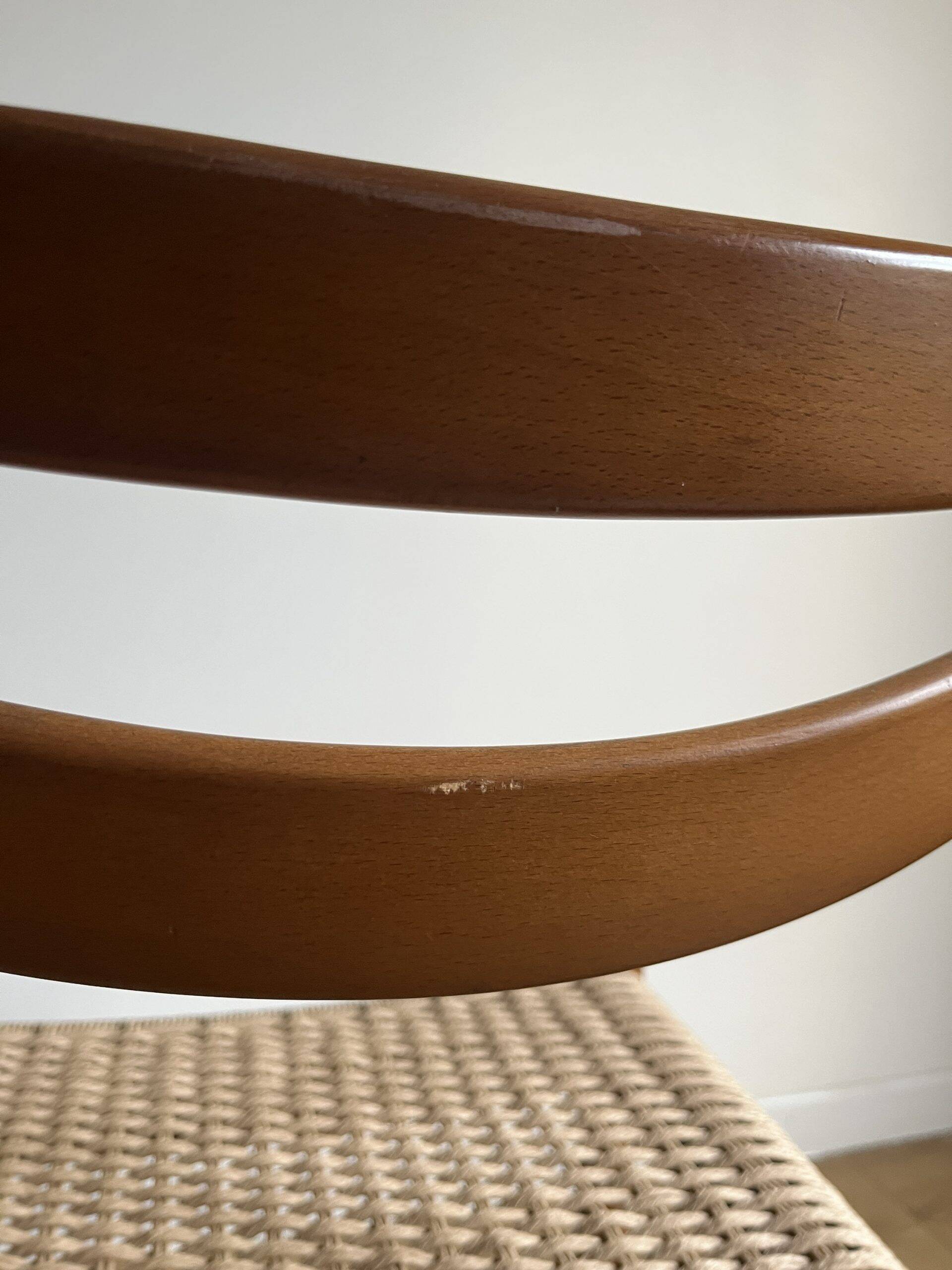 Chaise vintage en corde danoise