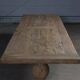 Monastère Soleil table – Antique patinated solid wood – 220 cm