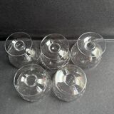 5 Wine glasses – Daum Nancy France