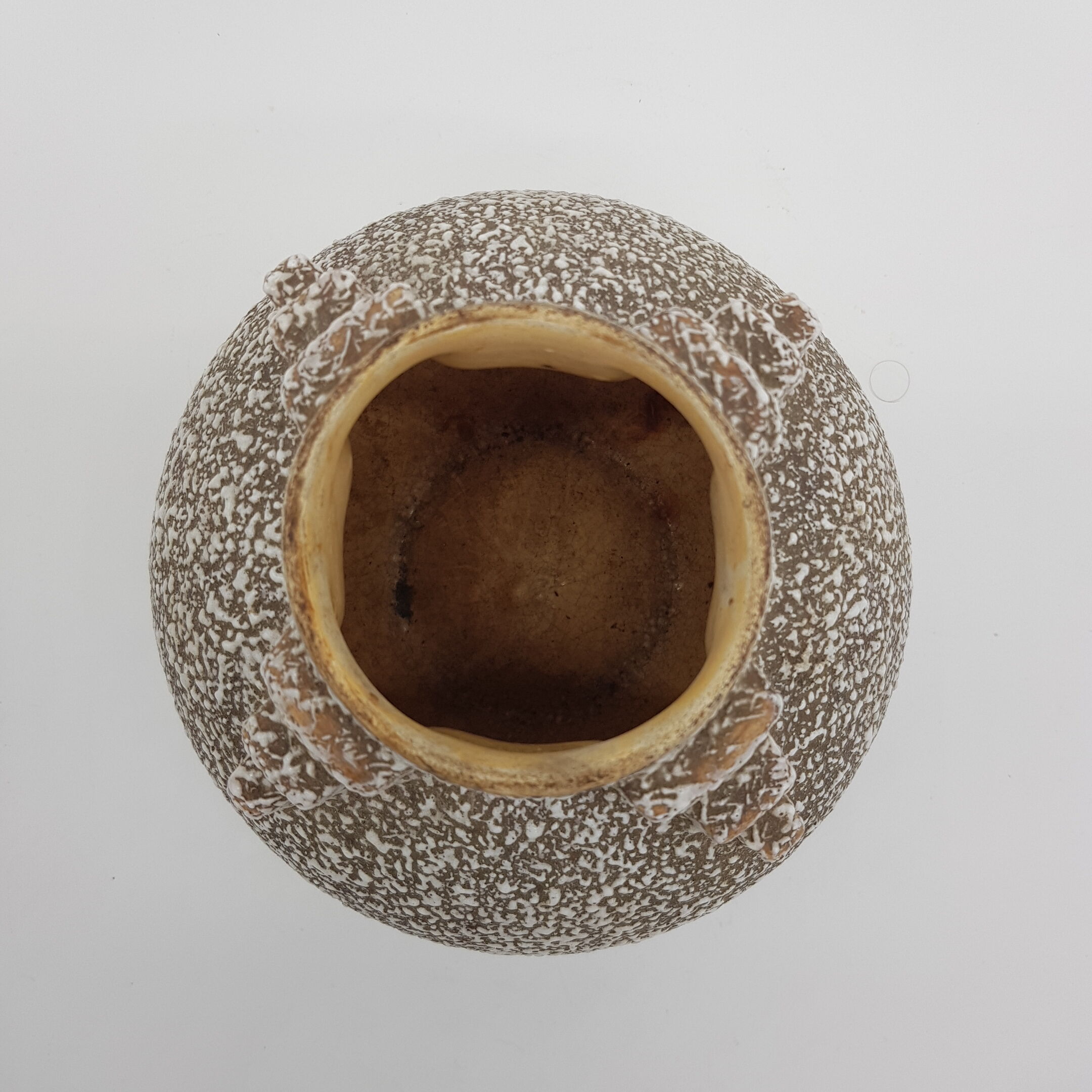 Art Deco style crisp enamel vase