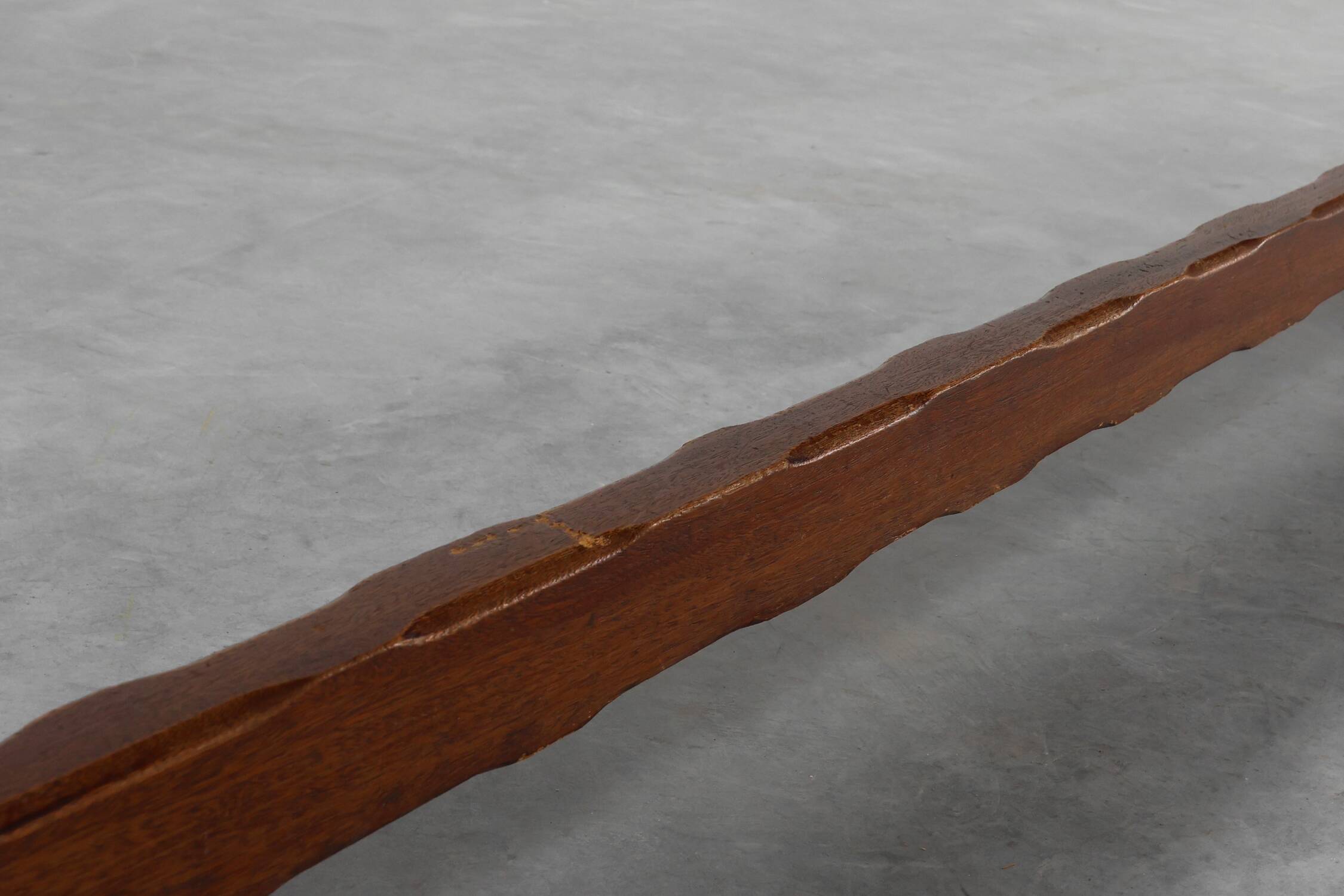 Rustic oak bench with nice patina, France ca. 1900