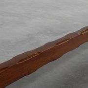 Rustic oak bench with nice patina, France ca. 1900