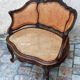 Fauteuil bergère de style Louis XV