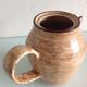Beige pitcher in glazed ceramic from Salins vintage 60s-70s