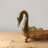 Empty Pocket Swan brass on foot