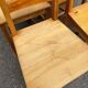 Lot de 4 chaises en pin massif rustique – Idéal cuisine