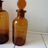 Set of 4 bottles of apothecary