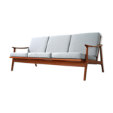 Mid-Century Danish Teak Sofa like Fredrik A. Kayser, 1960s