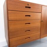 Commode à Tiroirs en Teck par Kai Winding pour P. Jeppesens Møbelfabrik, 1960s
