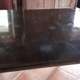 Vintage varnished table with extensions 1955