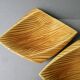 5 Verceram France faux wood ceramic bowls