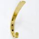 9 vintage brass wall hooks by Herta Baller, Vienna, Austria, 1950s.