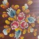 Painted wood tray