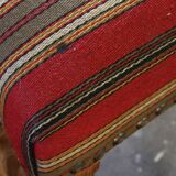 Vintage 1960s Danish farmhouse oak dining chairs in the style of Henning Kjærnulf