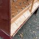 1930s bistro bench in faux leather