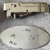 Vintage Silver Match Directoire solid silver desk lighter