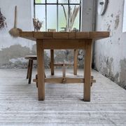 Table mobilier montagne 1950 hêtre massif